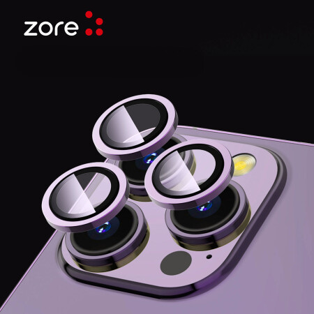 Apple iPhone 14 Plus Zore CL-12 Premium Safir Parmak İzi Bırakmayan Anti-Reflective Kamera Lens Koruyucu - 14