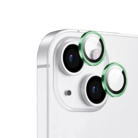 Apple iPhone 15 Plus Zore CL-12 Premium Safir Parmak İzi Bırakmayan Anti-Reflective Kamera Lens Koruyucu - 5