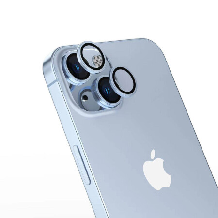 Apple iPhone 15 Plus Zore CL-15 Parmak İzi Bırakmayan Anti-Reflective Kamera Lens Koruyucu - 4
