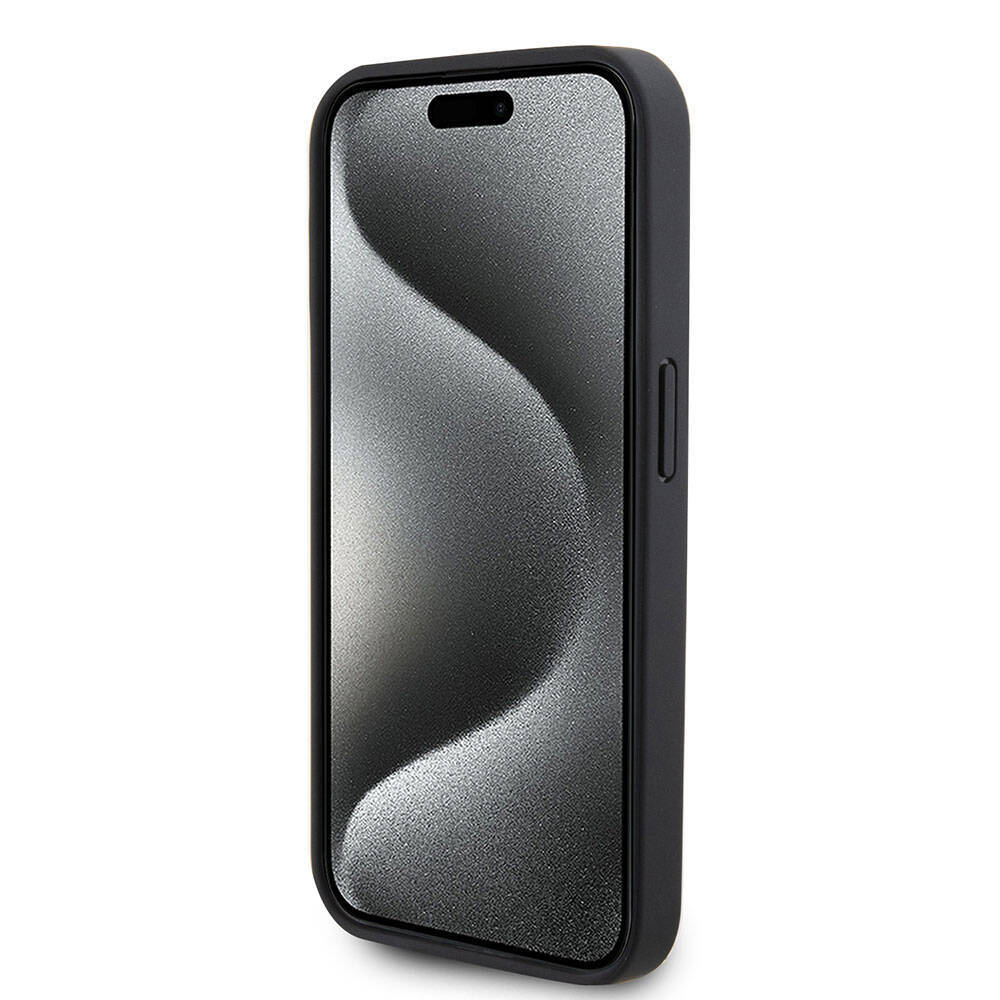 Apple iPhone 15 Pro Kılıf U.S. Polo Assn. Orjinal Lisanslı Suni Deri Arka Yüzey Baskı Logolu Örgü Desenli Kapak - 9