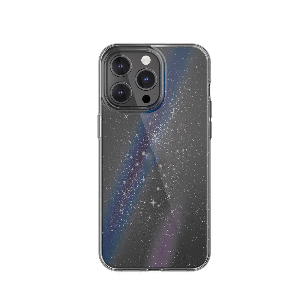 Apple iPhone 15 Pro Max Çift Katmanlı IMD Baskılı Bumper Switcheasy Cosmos Nebula Kapak - 1