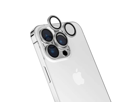 Apple iPhone 15 Pro Max Zore CL-15 Parmak İzi Bırakmayan Anti-Reflective Kamera Lens Koruyucu - 2