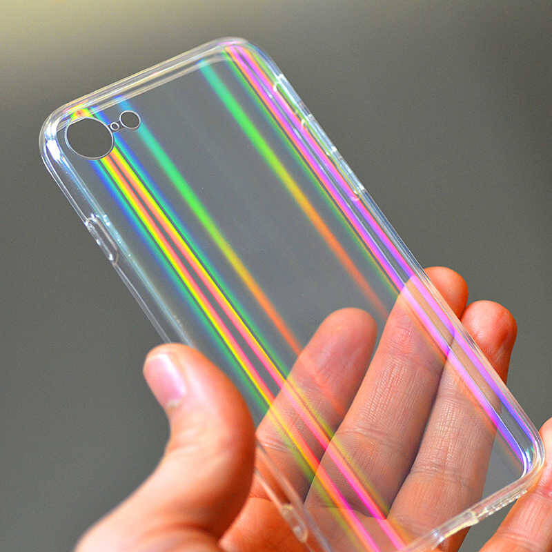 Apple iPhone 8 Kılıf Zore Rainbow Kapak - 1