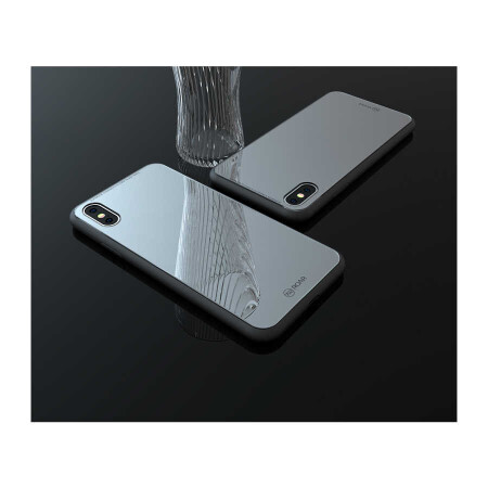 Apple iPhone XS 5.8 Kılıf Roar Mira Glass Kapak - 4