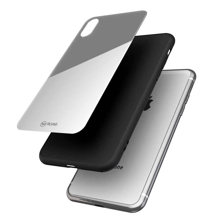 Apple iPhone XS 5.8 Kılıf Roar Mira Glass Kapak - 6