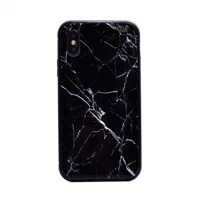Apple iPhone XS 5.8 Kılıf Zore Mermerli Devrim Cam Kapak - 2
