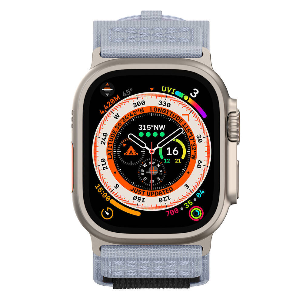 Apple Watch 42mm Zore KRD-99 Hasır Kordon - 15