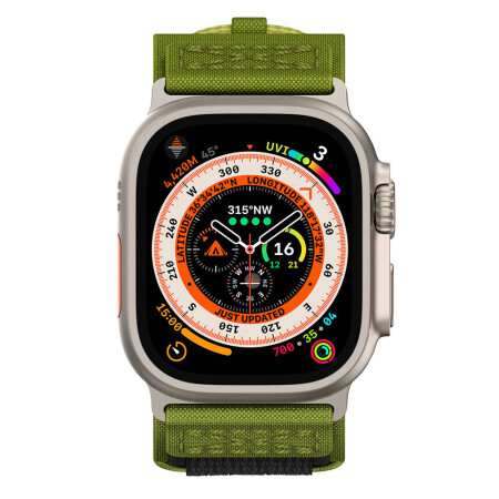 Apple Watch 42mm Zore KRD-99 Hasır Kordon - 22