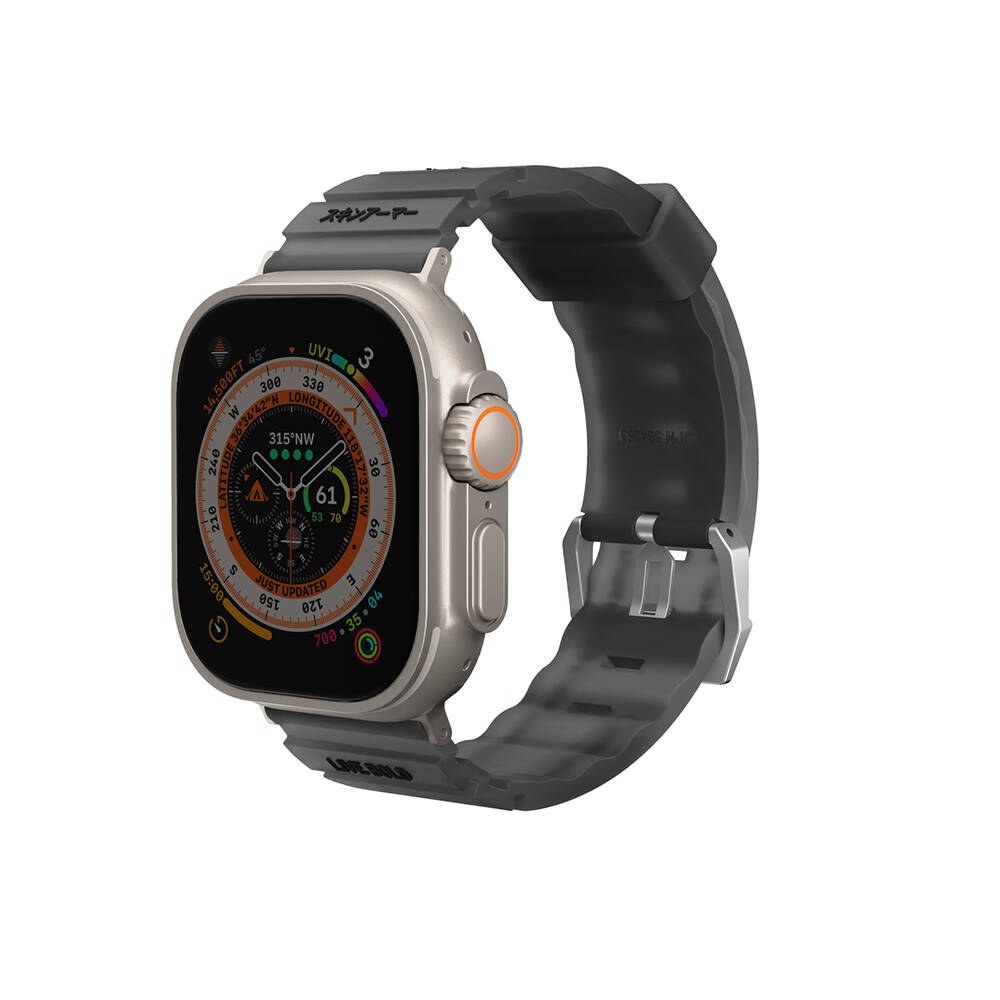 Apple Watch 44mm SkinArma New Shokku Silikon Kordon - 3