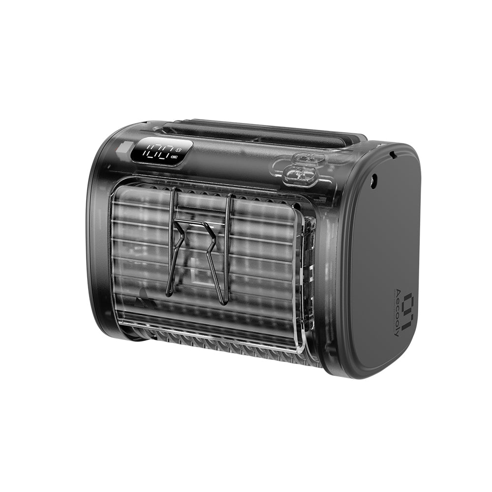 Aecooly UH01 Flow 01 Dijital LED Göstergeli 5 Kademeli Bel ve Boyun Tipi Portatif Soğutucu Fan 6000mAh