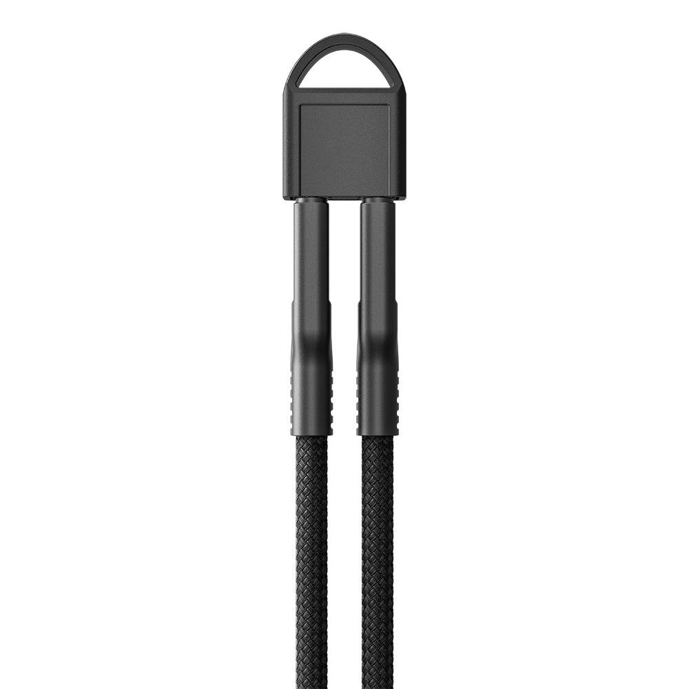 Amazingthing Thunder Pro USB3.2 Gen2 PD3.1 Port Korumalı Type-C to Type-C Kablo 20cm 240W 4K@60Hz