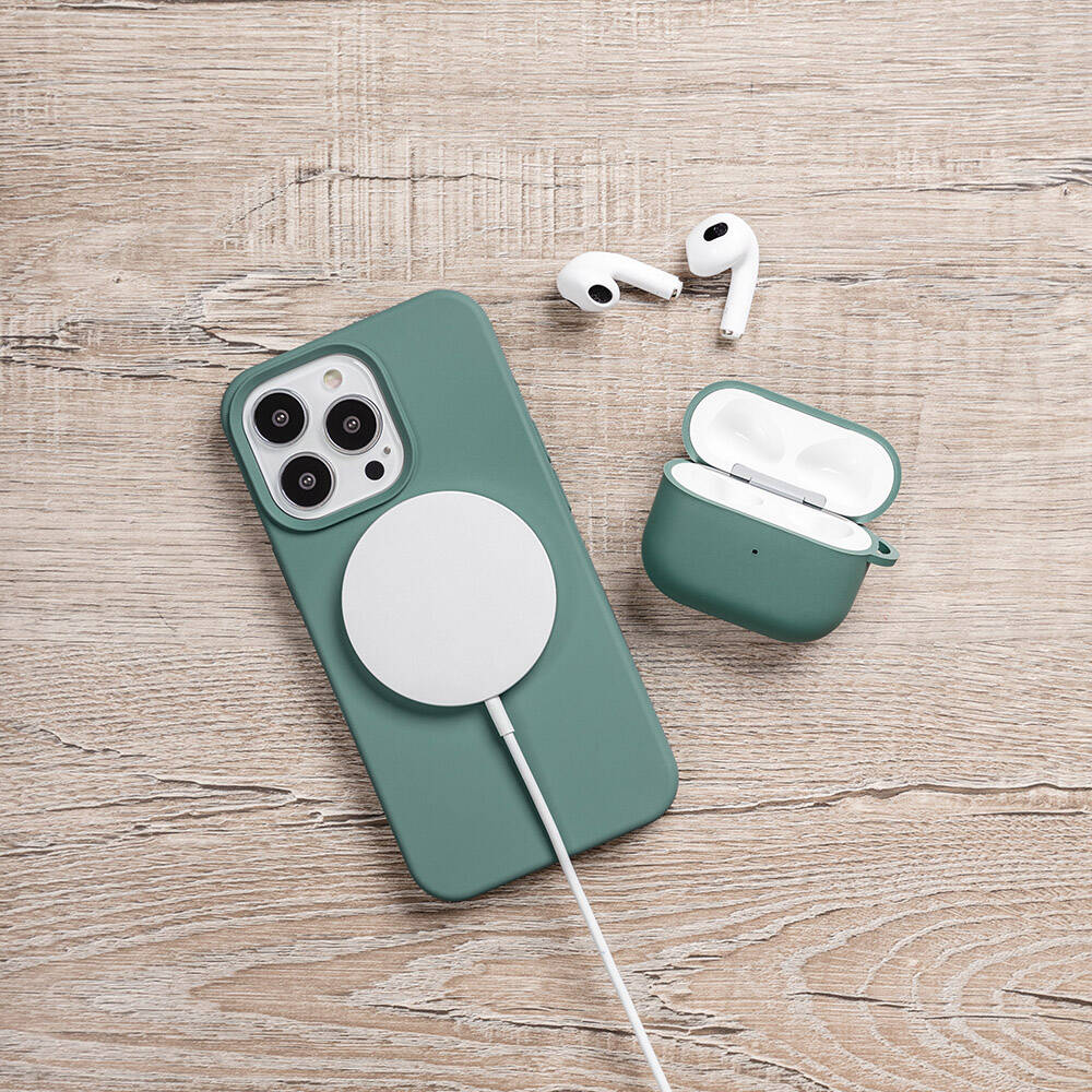 Airpods 3. Nesil Kılıf Yumuşak Dokunuşlu Likit Silikon Tasarımlı Lisanslı Switcheasy Skin Kapak