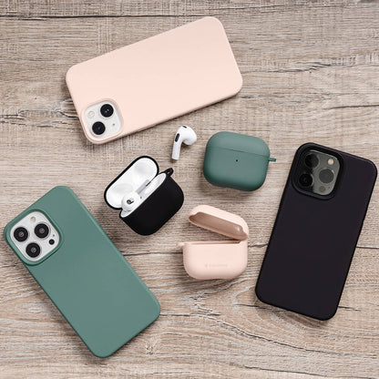 Airpods 3. Nesil Kılıf Yumuşak Dokunuşlu Likit Silikon Tasarımlı Lisanslı Switcheasy Skin Kapak
