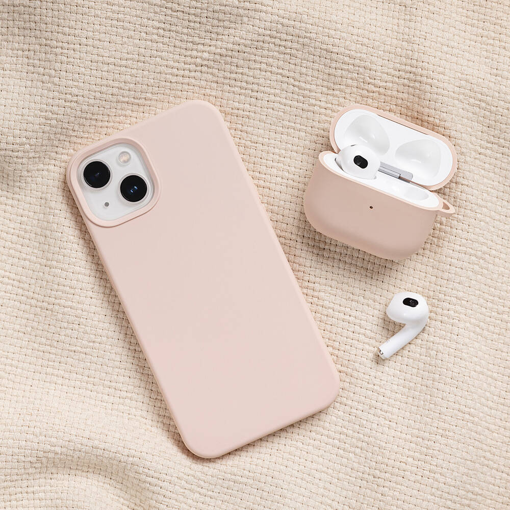 Airpods 3. Nesil Kılıf Yumuşak Dokunuşlu Likit Silikon Tasarımlı Lisanslı Switcheasy Skin Kapak