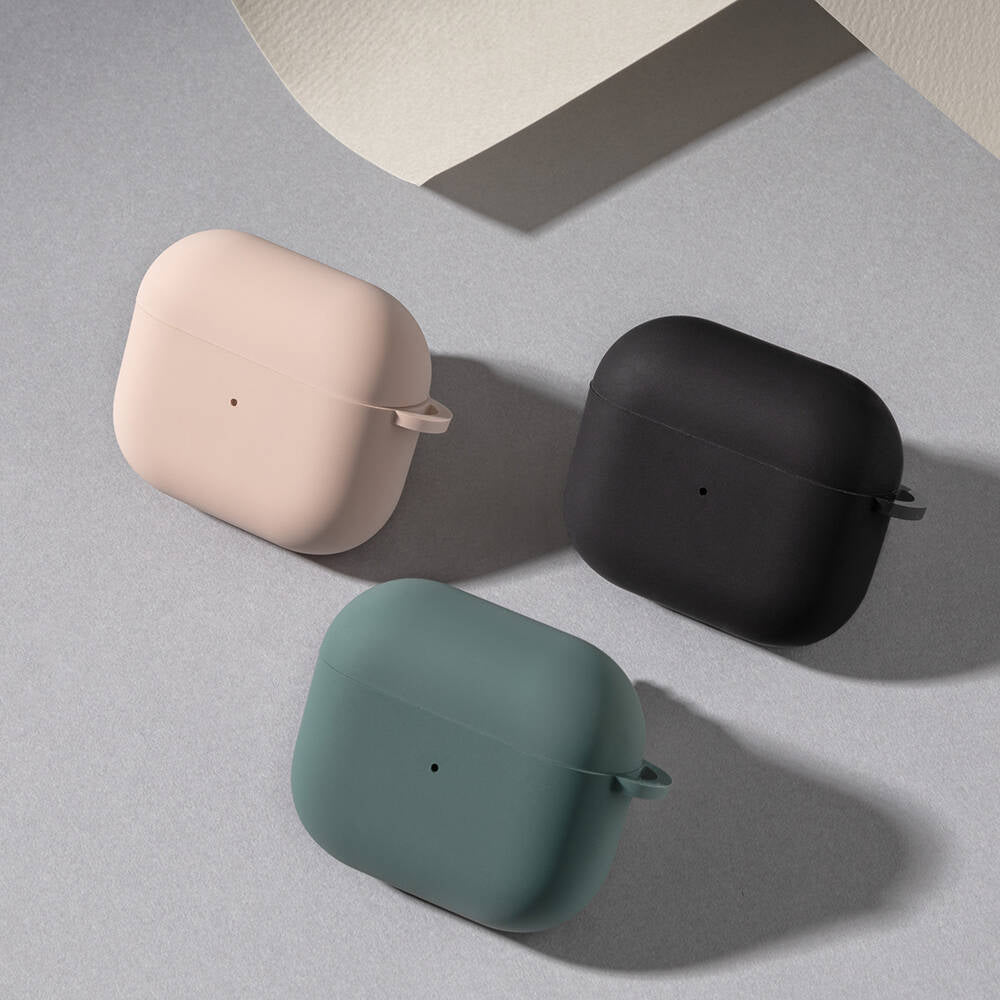 Airpods 3. Nesil Kılıf Yumuşak Dokunuşlu Likit Silikon Tasarımlı Lisanslı Switcheasy Skin Kapak