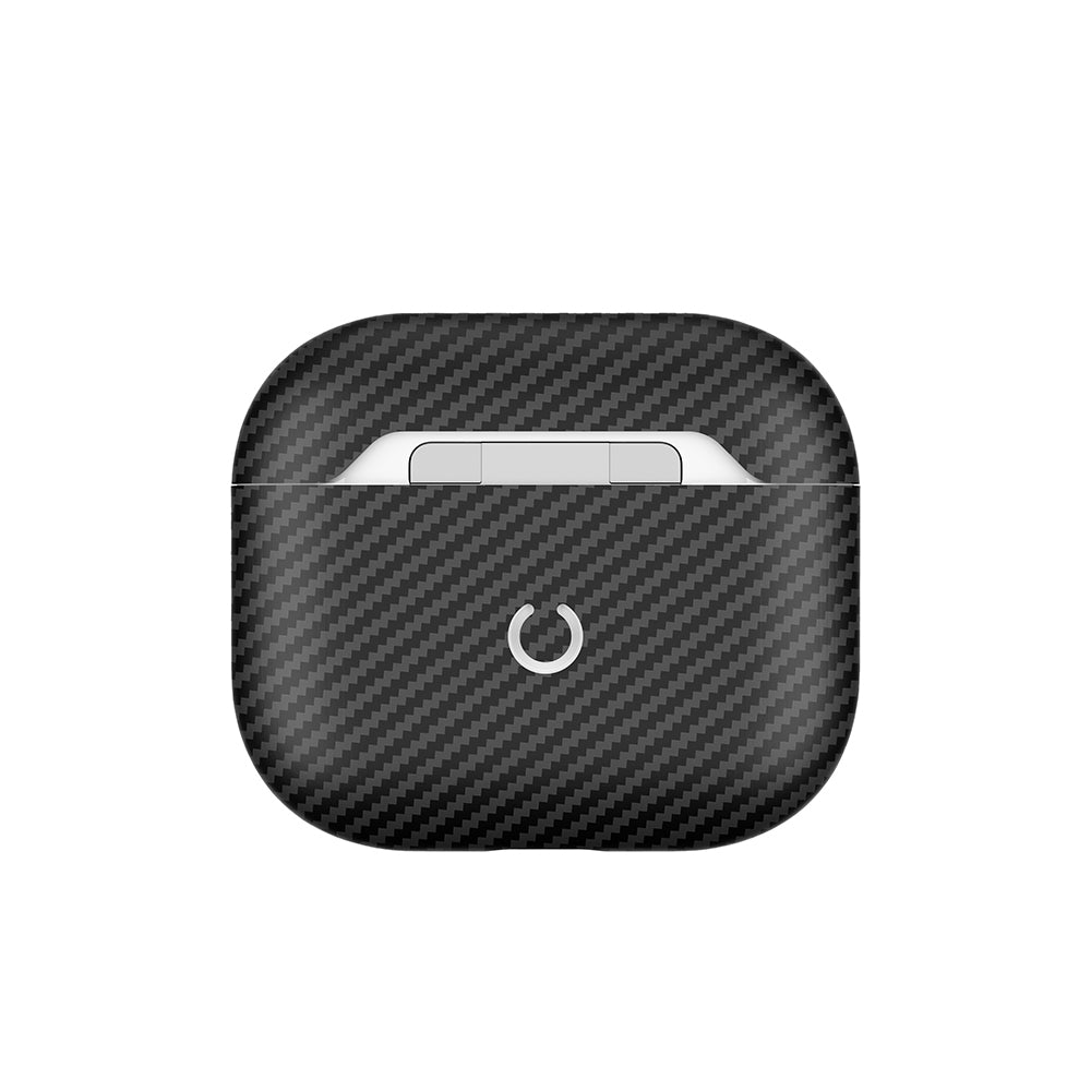 Apple Airpods 3. Nesil Zore Airbag 43 600D Karbon Fiber Kulaklık Kılıfı
