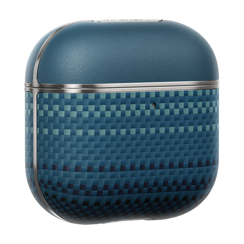 Airpods 4 Kılıf Aramid Fiber Pitaka Tactile Woven Sunset-Moonrise Serisi Kapak