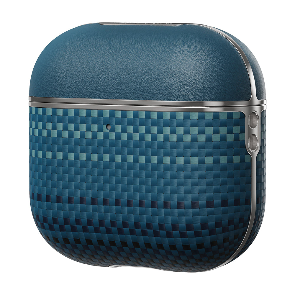 Airpods 4 Kılıf Aramid Fiber Pitaka Tactile Woven Sunset-Moonrise Serisi Kapak