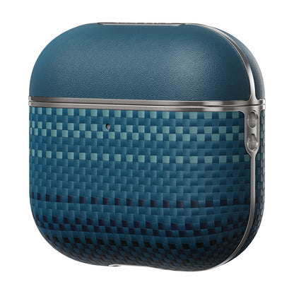 Airpods 4 Kılıf Aramid Fiber Pitaka Tactile Woven Sunset-Moonrise Serisi Kapak