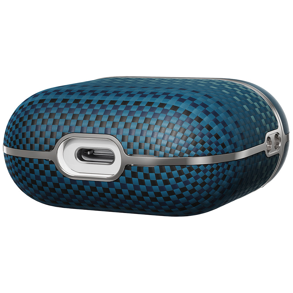 Airpods 4 Kılıf Aramid Fiber Pitaka Tactile Woven Sunset-Moonrise Serisi Kapak