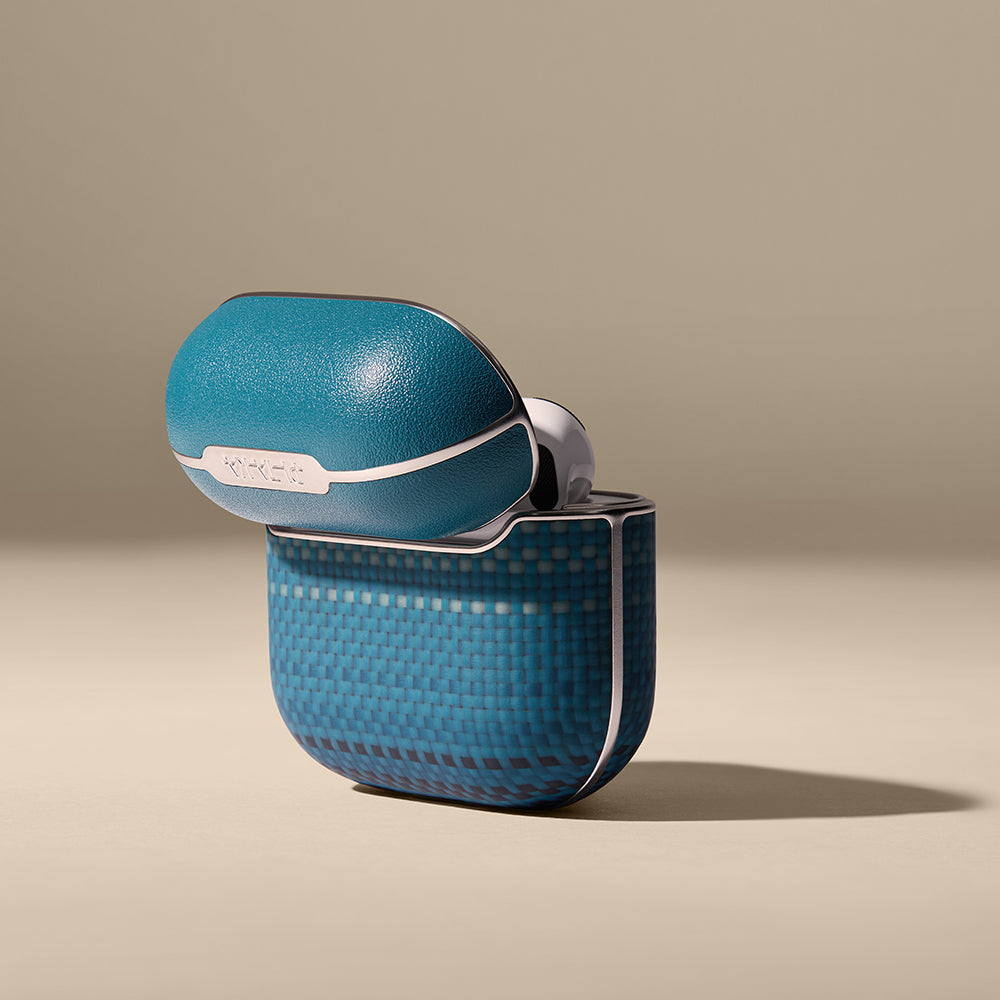 Airpods 4 Kılıf Aramid Fiber Pitaka Tactile Woven Sunset-Moonrise Serisi Kapak