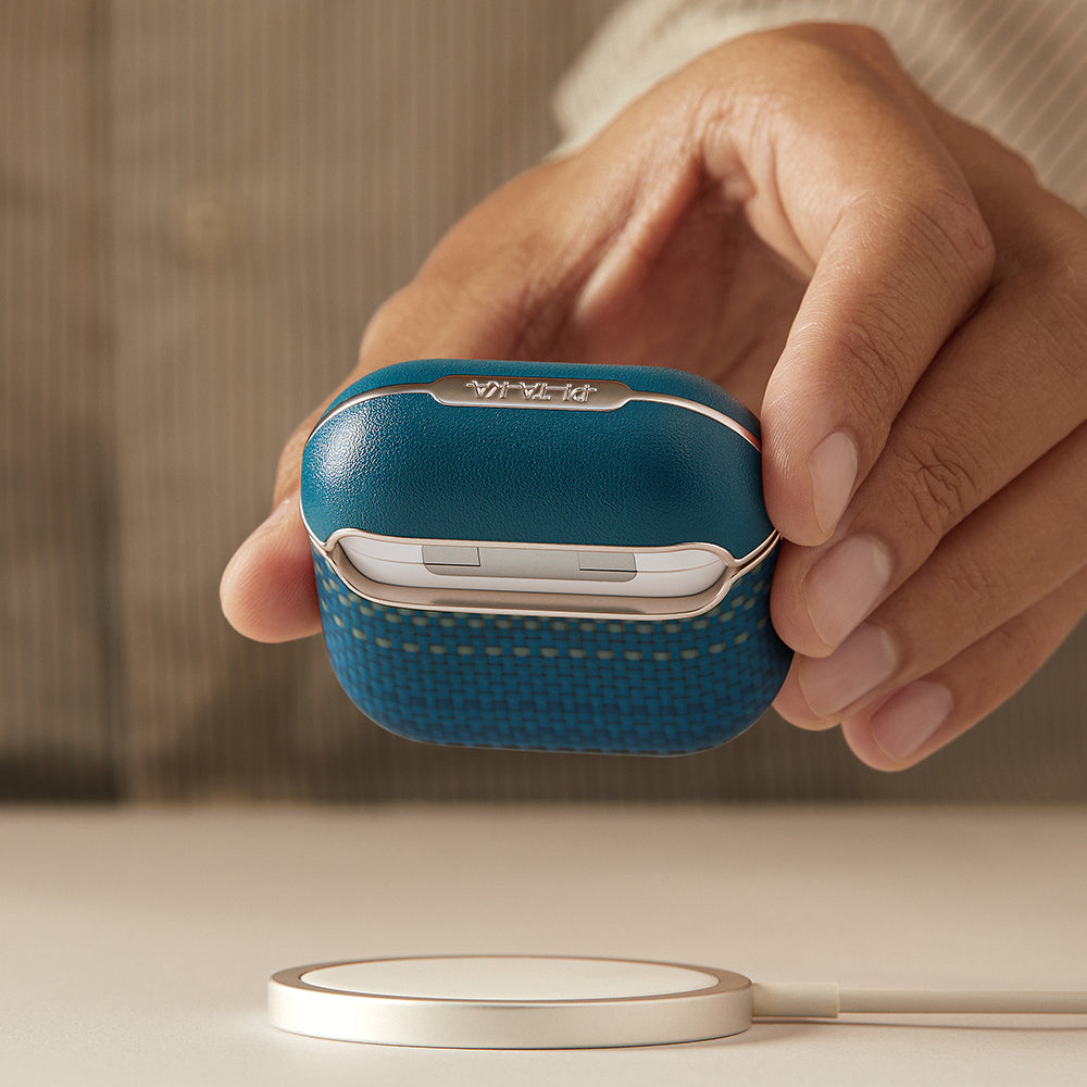 Airpods 4 Kılıf Aramid Fiber Pitaka Tactile Woven Sunset-Moonrise Serisi Kapak