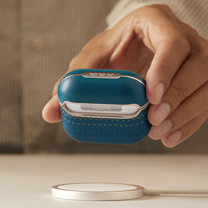 Airpods 4 Kılıf Aramid Fiber Pitaka Tactile Woven Sunset-Moonrise Serisi Kapak