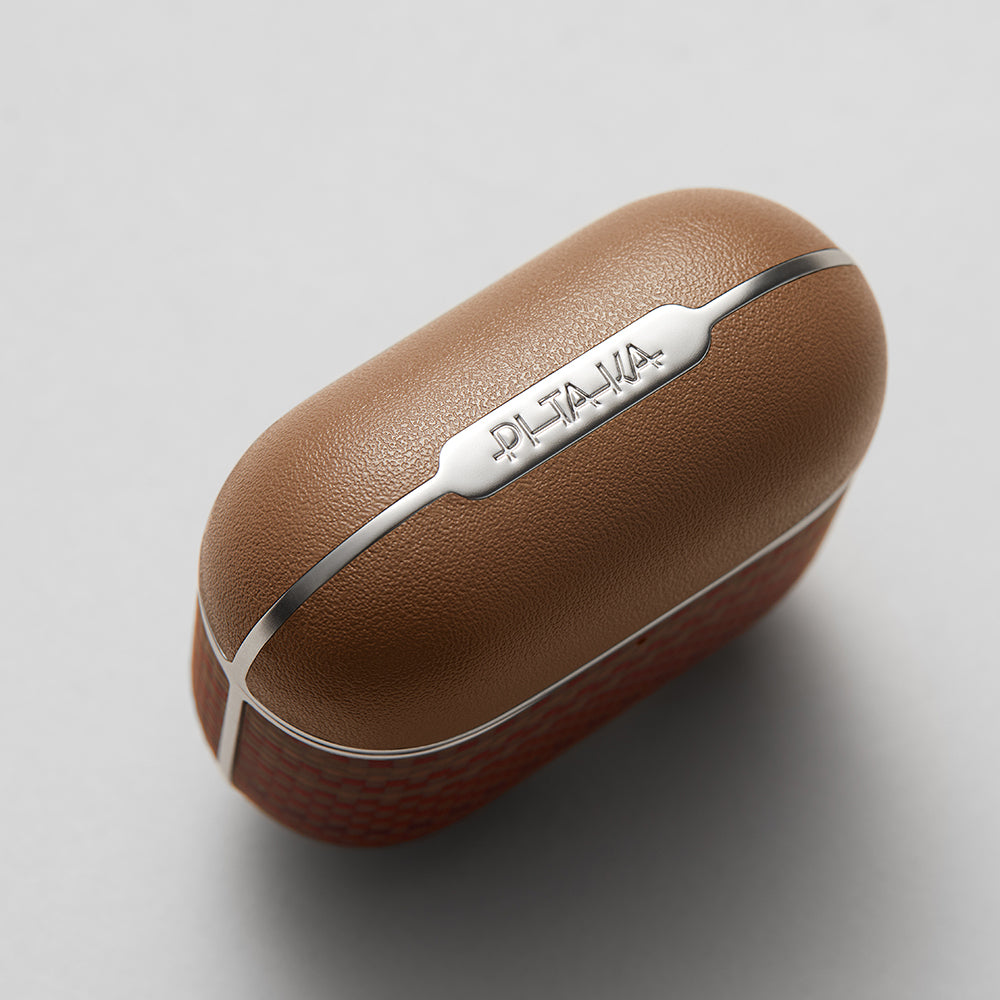 Airpods 4 Kılıf Aramid Fiber Pitaka Tactile Woven Sunset-Moonrise Serisi Kapak