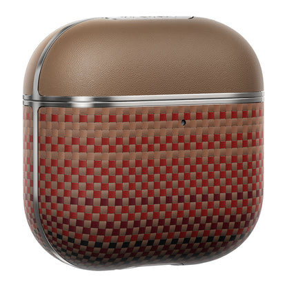 Airpods 4 Kılıf Aramid Fiber Pitaka Tactile Woven Sunset-Moonrise Serisi Kapak