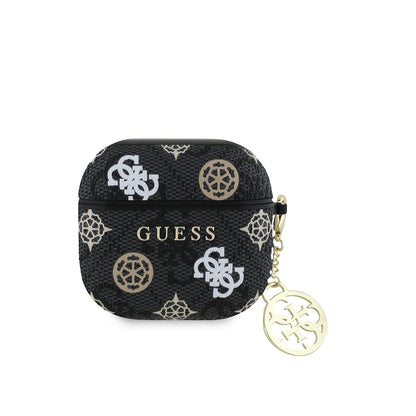 Airpods 4 Kılıf Guess Orjinal Lisanslı 4G Desenli Yazı Logolu Peony Kapak