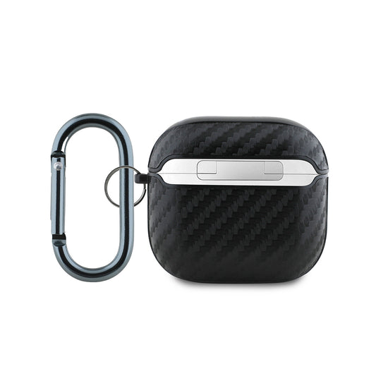 Airpods 4 Kılıf Redbull Orjinal Lisanslı PU Karbon Fiber Tasarımlı Askı Aparatlı Kapak