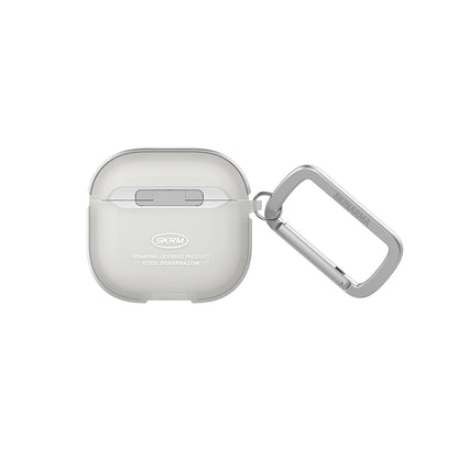 Airpods 4 Kılıf Skinarma Transparan Mat Tasarım Kinzoku Kılıf