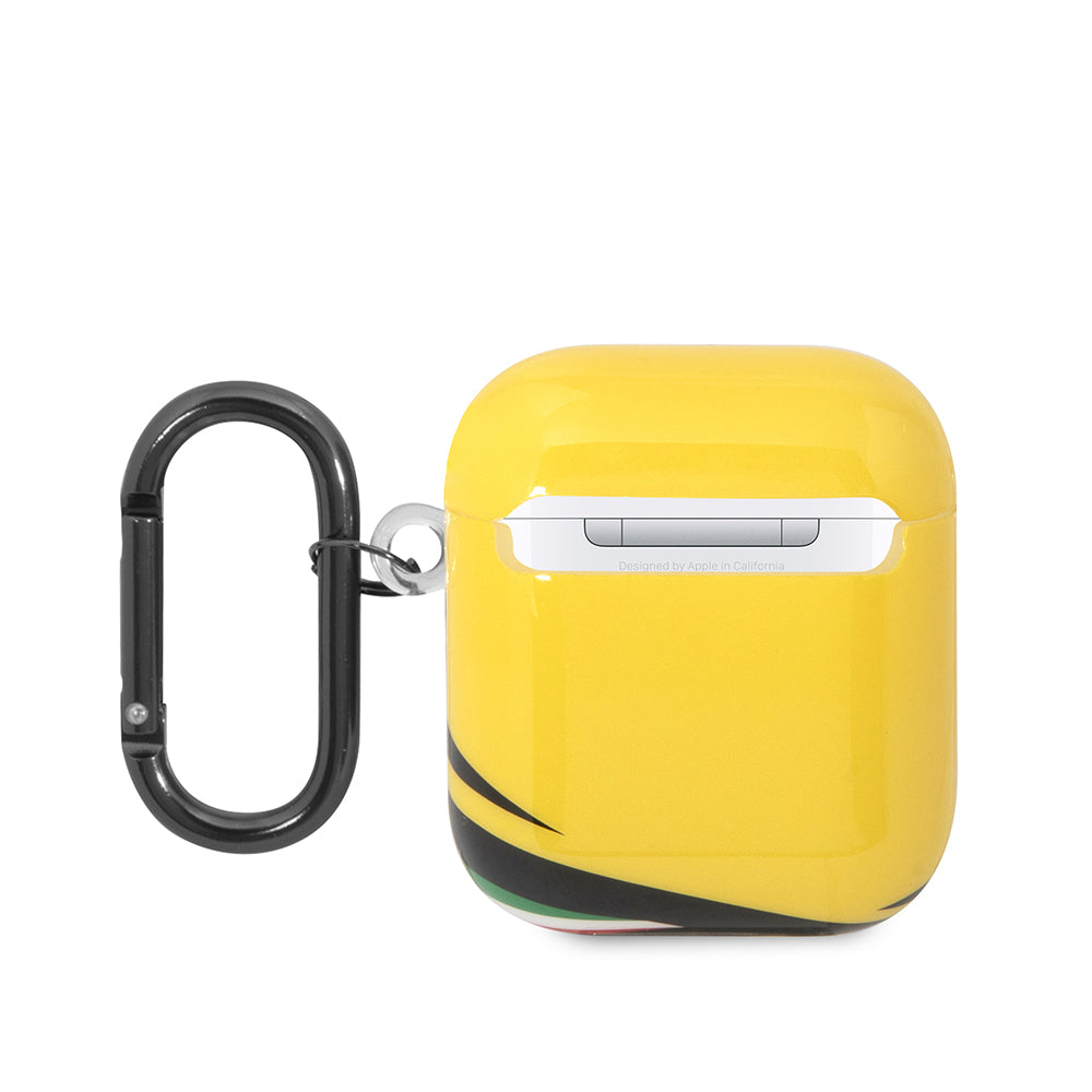 Airpods Kılıf Ferrari Orjinal Lisanslı IML Baskılı Klasik Logolu TPU Kılıf