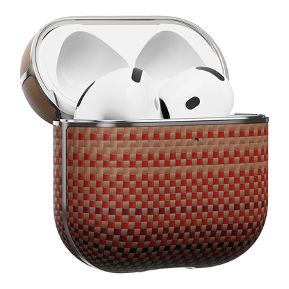 Airpods Pro 2 Kılıf Aramid Fiber Pitaka Tactile Woven Sunset-Moonrise Serisi Kapak
