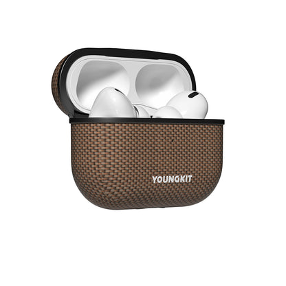 Airpods Pro 2 Kılıf M-safe Şarj Özellikli Aramid Fiber Youngkit 1500D Kevlar Extreme Wing Serisi Kapak