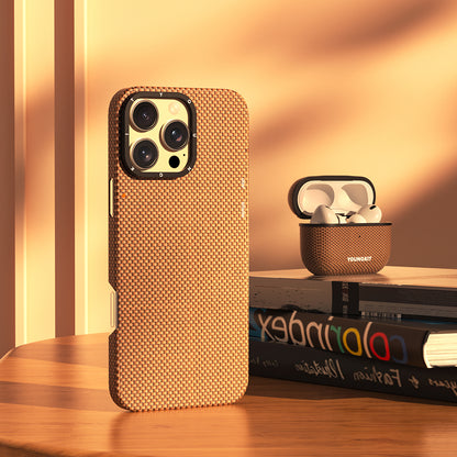 Airpods Pro 2 Kılıf M-safe Şarj Özellikli Aramid Fiber Youngkit 1500D Kevlar Extreme Wing Serisi Kapak
