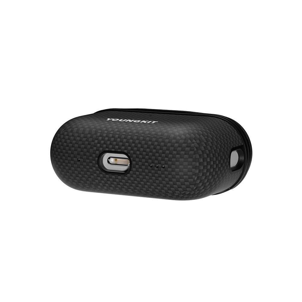 Airpods Pro 2 Kılıf M-safe Şarj Özellikli Aramid Fiber Youngkit 1500D Kevlar Extreme Wing Serisi Kapak