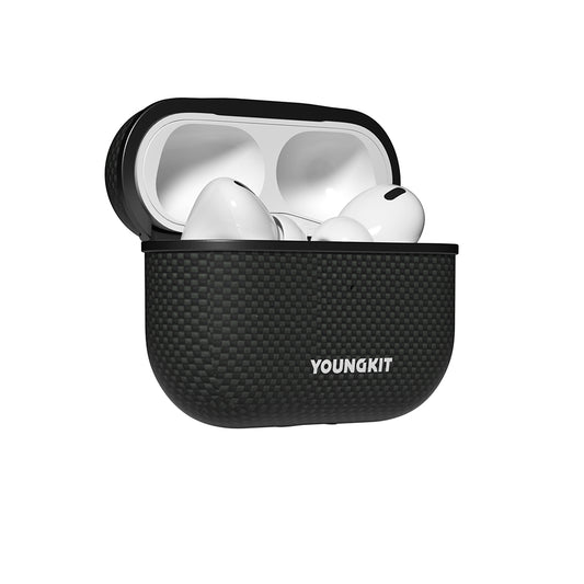 Airpods Pro 2 Kılıf M-safe Şarj Özellikli Aramid Fiber Youngkit 1500D Kevlar Extreme Wing Serisi Kapak