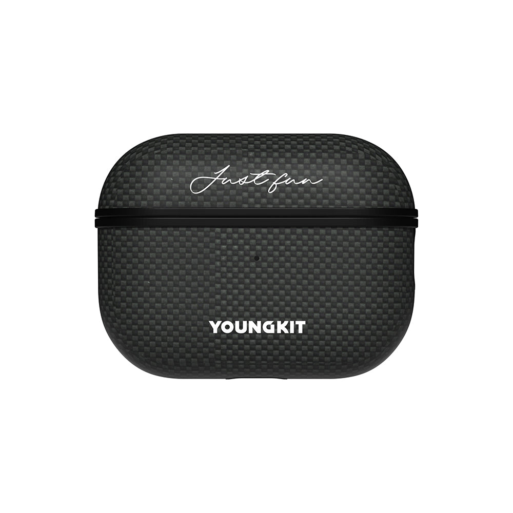 Airpods Pro 2 Kılıf M-safe Şarj Özellikli Aramid Fiber Youngkit 1500D Kevlar Extreme Wing Serisi Kapak