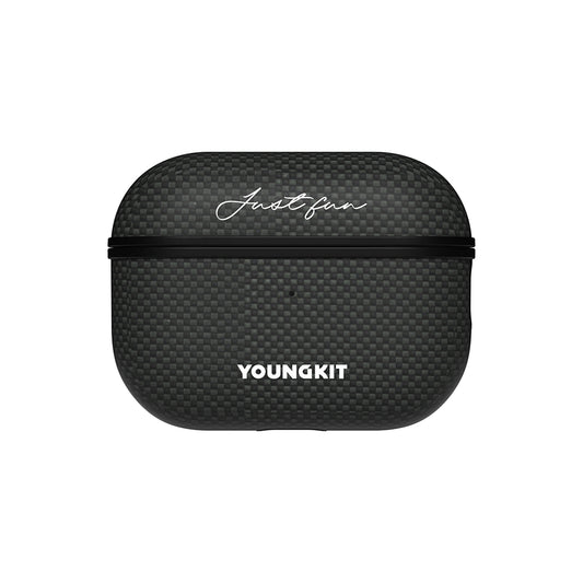 Airpods Pro 2 Kılıf M-safe Şarj Özellikli Aramid Fiber Youngkit 1500D Kevlar Extreme Wing Serisi Kapak