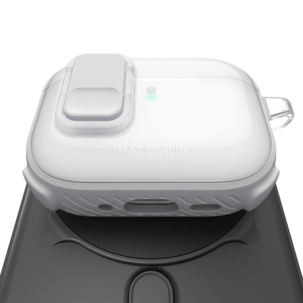 Airpods Pro 3 Amazingthing Kilit Tasarımlı Airbagli Titan Pro Serisi Kapak