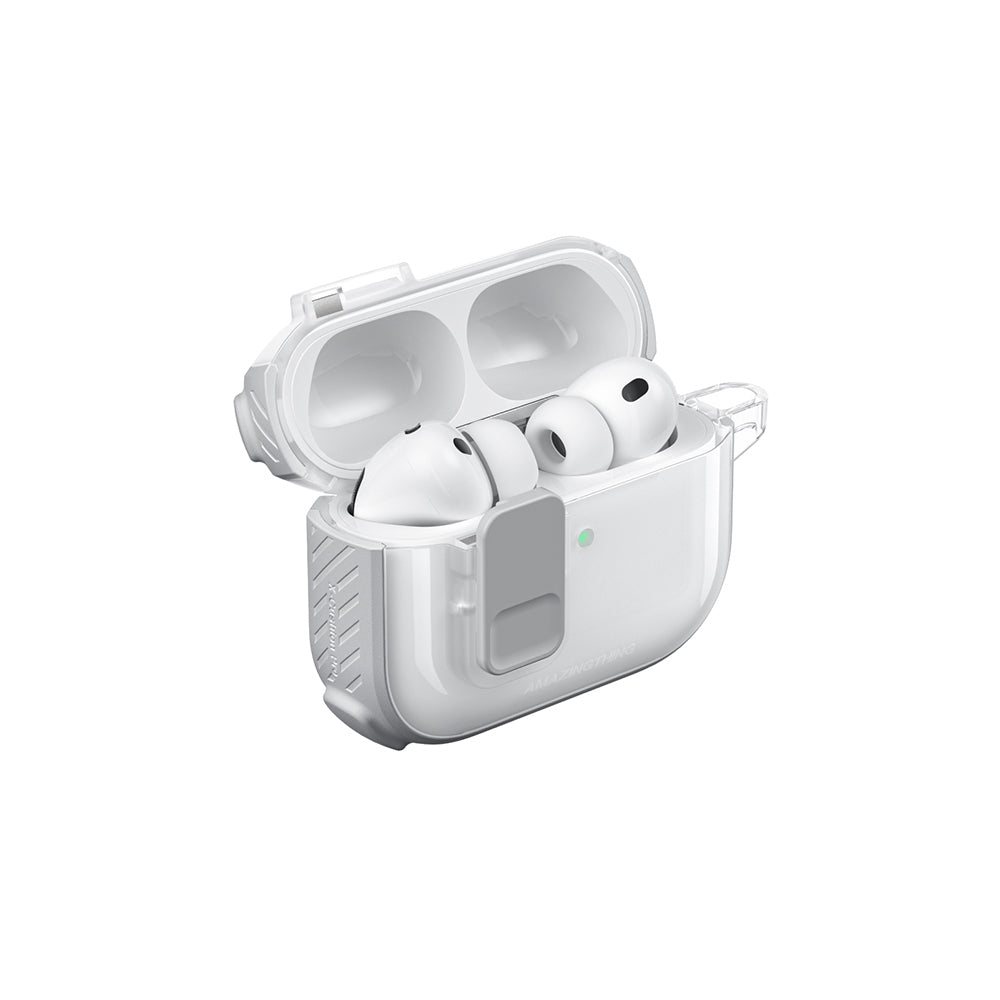 Airpods Pro 3 Amazingthing Kilit Tasarımlı Airbagli Titan Pro Serisi Kapak