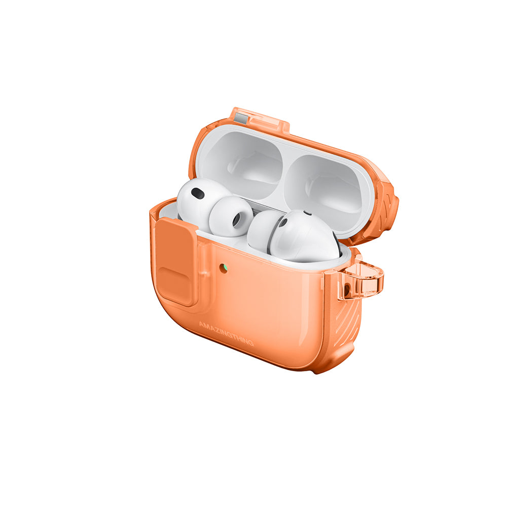 Airpods Pro 3 Amazingthing Kilit Tasarımlı Airbagli Titan Pro Serisi Kapak