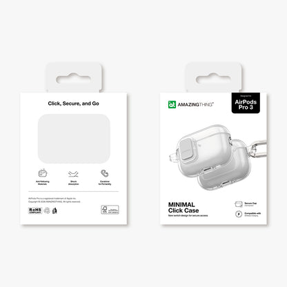 Airpods Pro 3 Amazingthing Magnetik Kilit Tasarımlı Minimal Serisi Kılıf