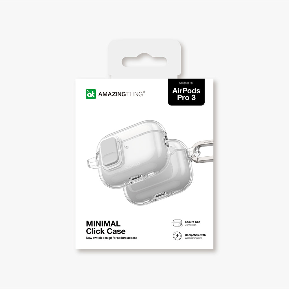 Airpods Pro 3 Amazingthing Magnetik Kilit Tasarımlı Minimal Serisi Kılıf