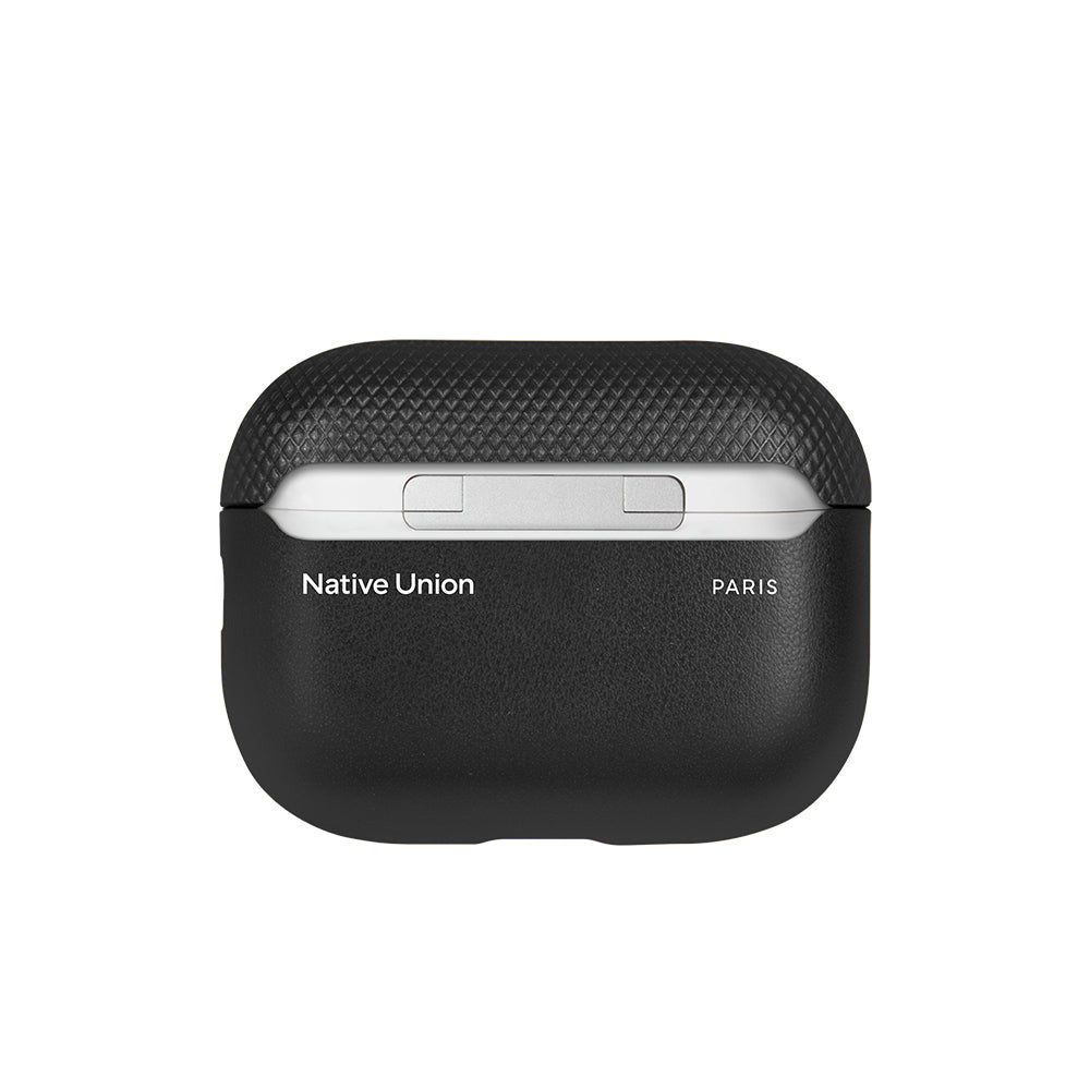 Apple AirPods Pro 3 Kılıf Qi M-Safe Şarj Özellikli Native Union Classic Serisi Suni Deri Kapak