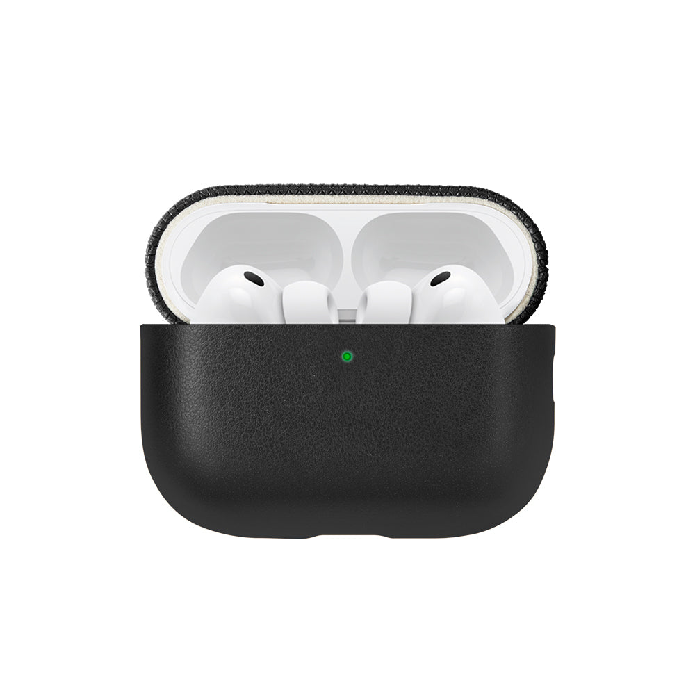 Apple AirPods Pro 3 Kılıf Qi M-Safe Şarj Özellikli Native Union Classic Serisi Suni Deri Kapak