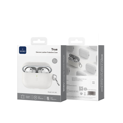 AirPods Pro 3 Wiwu HC-201 Parmak İzi Bırakmayan Deri Kılıf