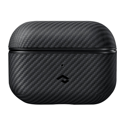 Apple Airpods Pro Kılıf 600D Aramid Fiber Pitaka Classic Serisi Black-Grey Twill Kılıf