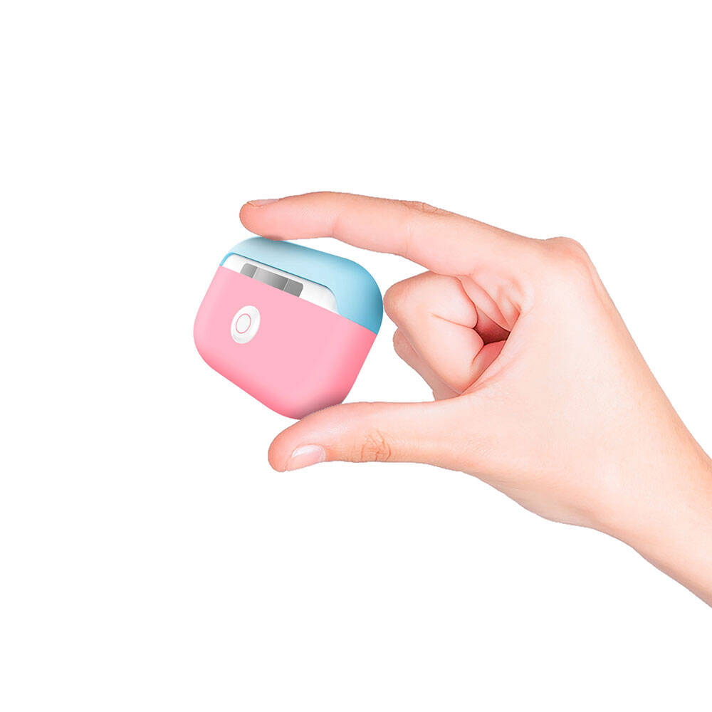 Airpods Pro Kılıf Boyun Askılı Parlayan Düğmeli Lisanslı Switcheasy Colors Silikon Kapak